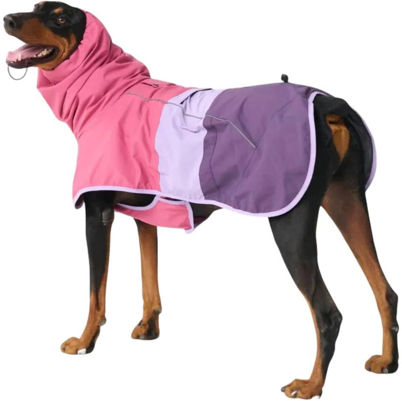 Reflective Waterproof & Windproof Dog Rain Jacket - Full Body Coverage for Ultimate Protection