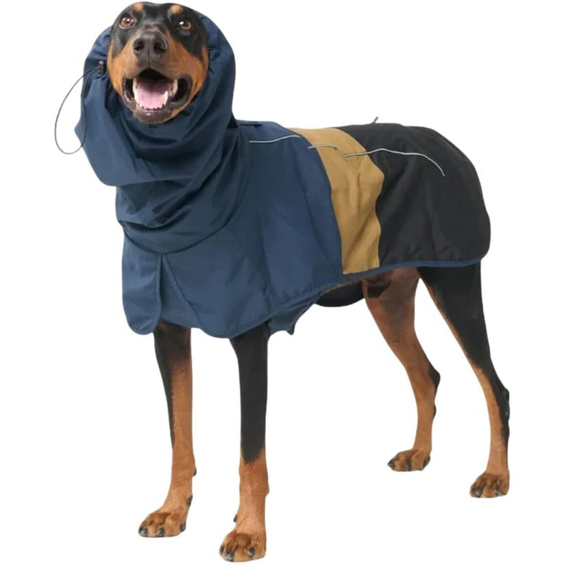 Reflective Waterproof & Windproof Dog Rain Jacket - Full Body Coverage for Ultimate Protection
