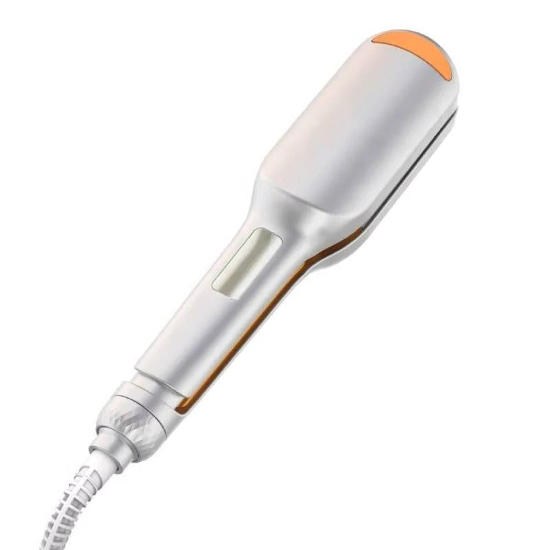 25mm Dual Barrel Hair Waver with 5 Adjustable Heat Settings - Create Effortless Waves & Curls