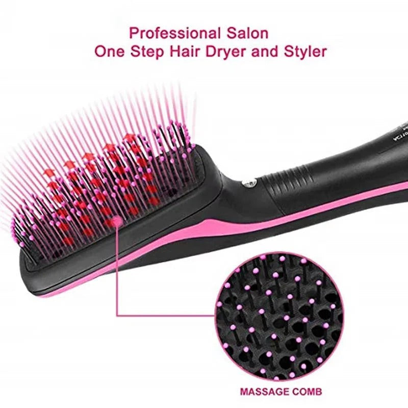 1000W Paddle Blow Dryer Brush - 3 Adjustable Heat Settings for Effortless Styling