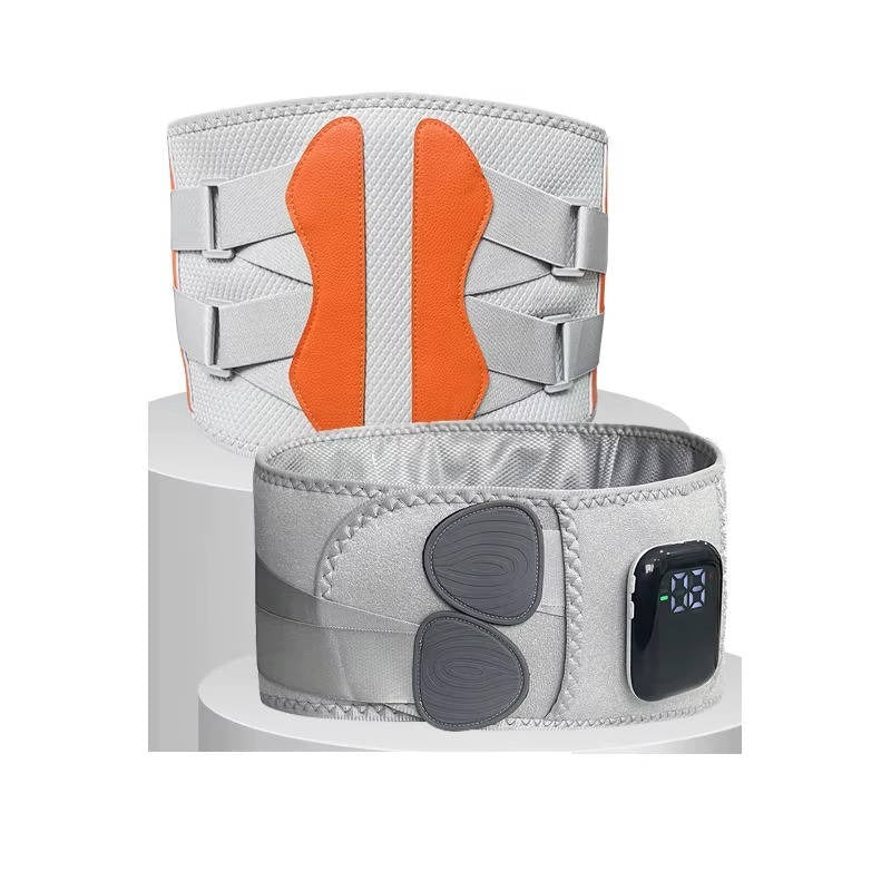 Adjustable Lumbar Support Back Brace for Lower Back Pain Relief - Ergonomic Design for Comfort & Stability
