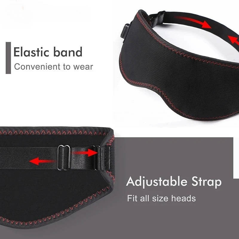 Adjustable Heated Eye Mask for Dry Eyes & Sleep Relief - 3 Temperature Levels for Ultimate Comfort
