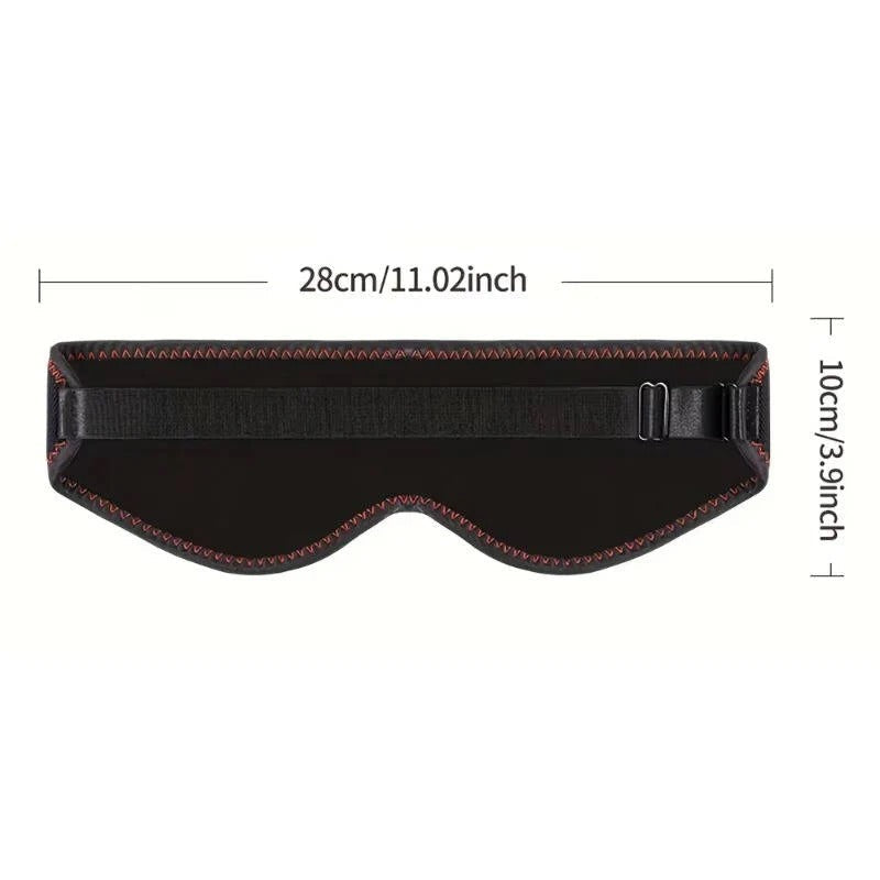 Adjustable Heated Eye Mask for Dry Eyes & Sleep Relief - 3 Temperature Levels for Ultimate Comfort