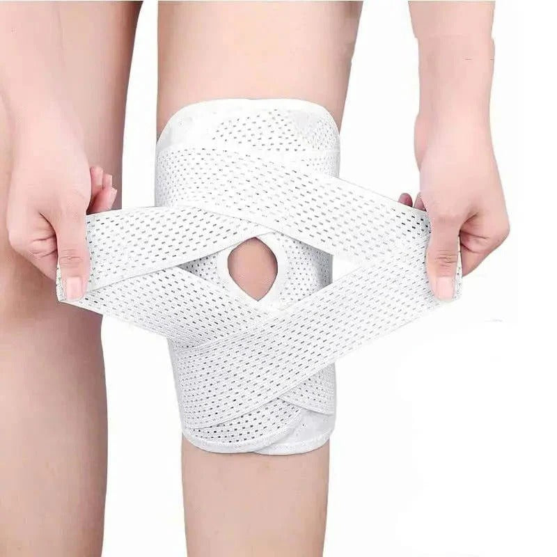 Adjustable Knee Brace with Side Stabilizers | Breathable Mesh Support for Maximum Comfort & Stability