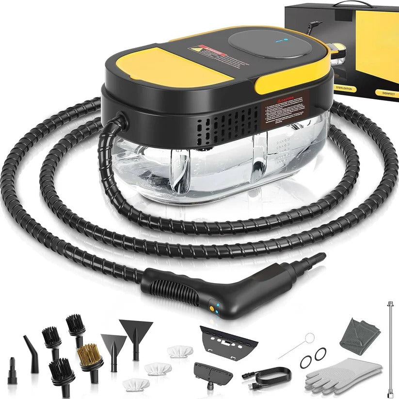 Versatile Handheld Steam Cleaner for Home & Car - Perfect for Tile, Grout, and Floor Surfaces
