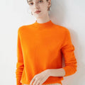 Luxurious Women's Cashmere Knit Pullover Sweater - Perfect for Cold Weather Comfort