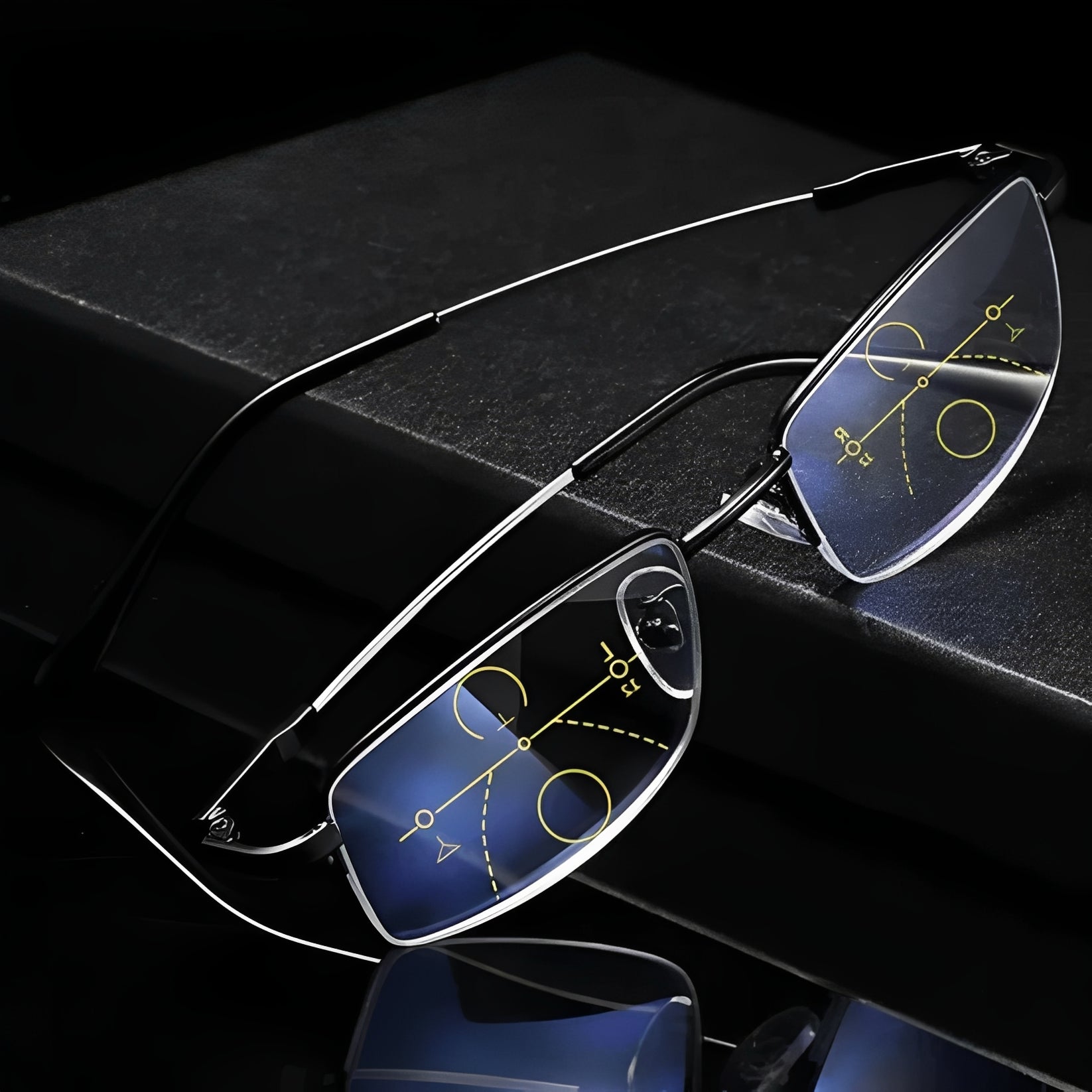 UV400 Photochromic Multifocal Progressive Reading Glasses - Stylish & Versatile Vision Solution
