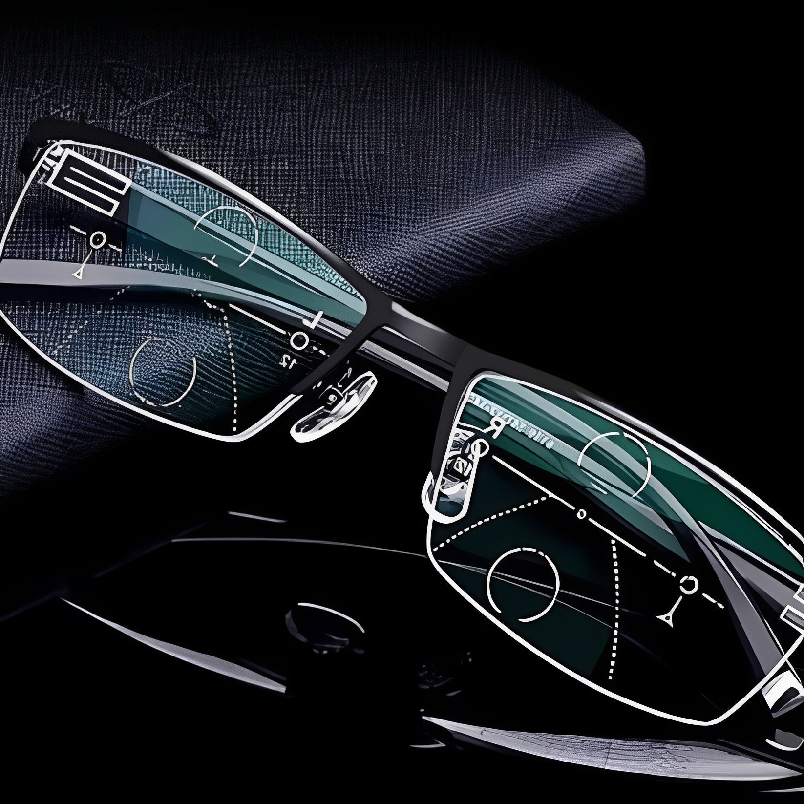 UV400 Photochromic Multifocal Progressive Reading Glasses - Stylish & Versatile Vision Solution