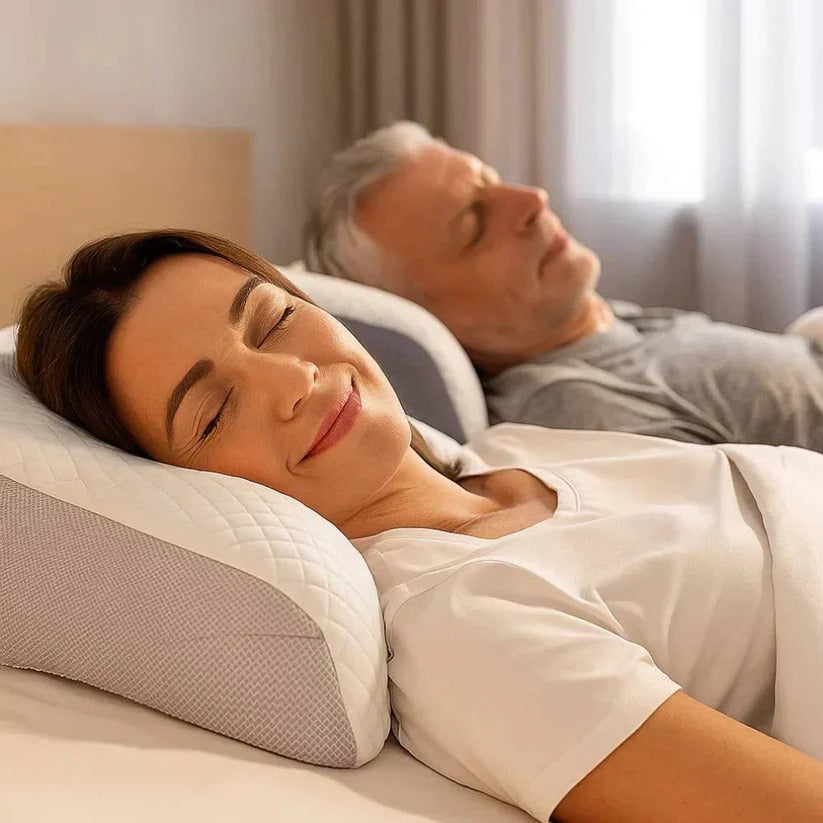 Orthopedic Ergonomic Memory Foam Neck Support Pillow for Ultimate Comfort & Restful Sleep