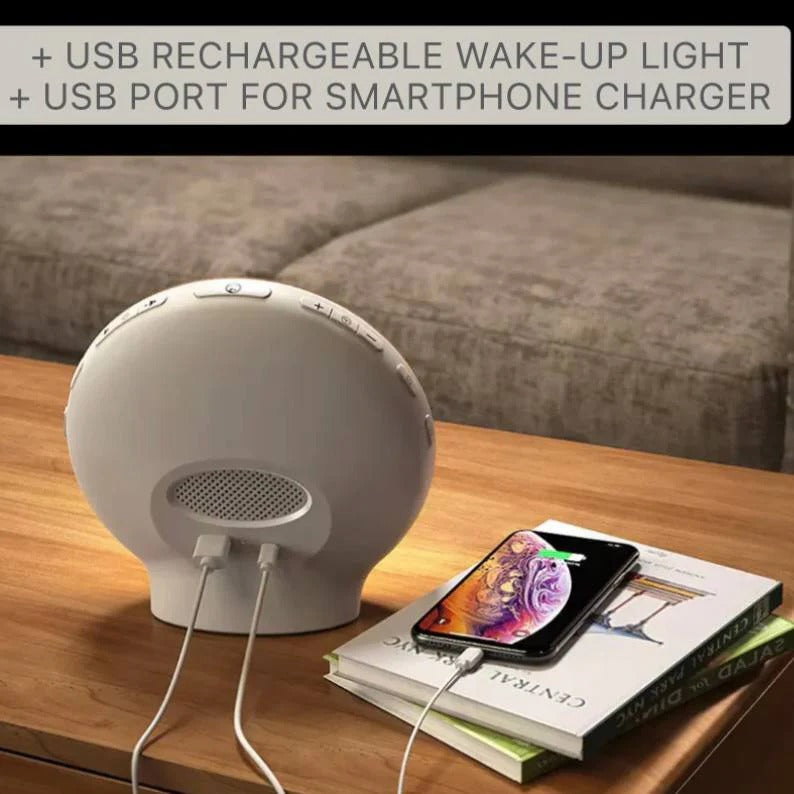 Smart Sunrise & Sunset Simulation Alarm Clock with Bluetooth, FM Radio, and App Control - Wake Up Naturally!
