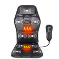 Vibrating Massage Seat Cushion with Heat & Remote Control - Ultimate Back, Neck & Hip Relief