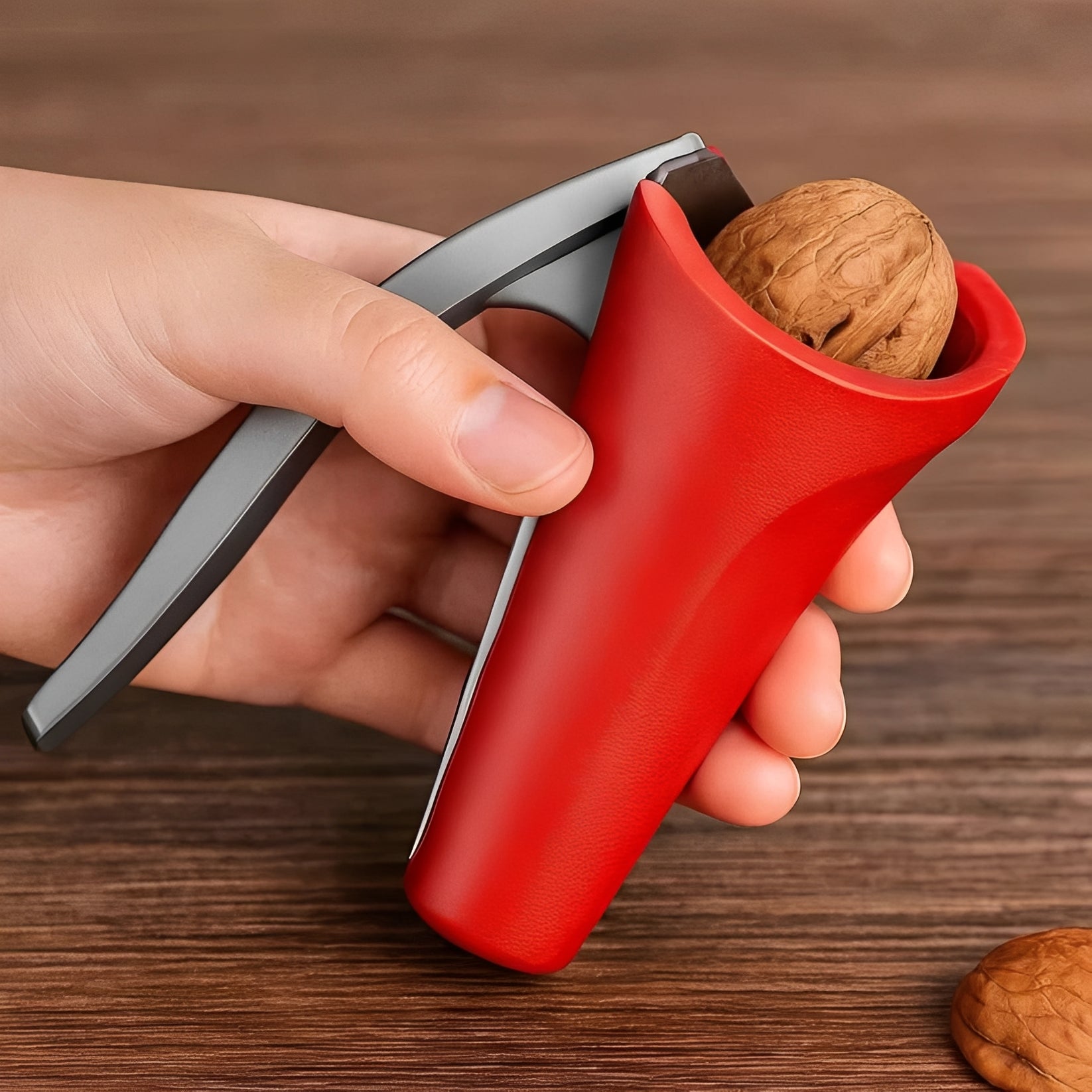 Heavy-Duty Lever Nutcracker with Stable Base – Effortless Nut Cracking Tool for All Nuts