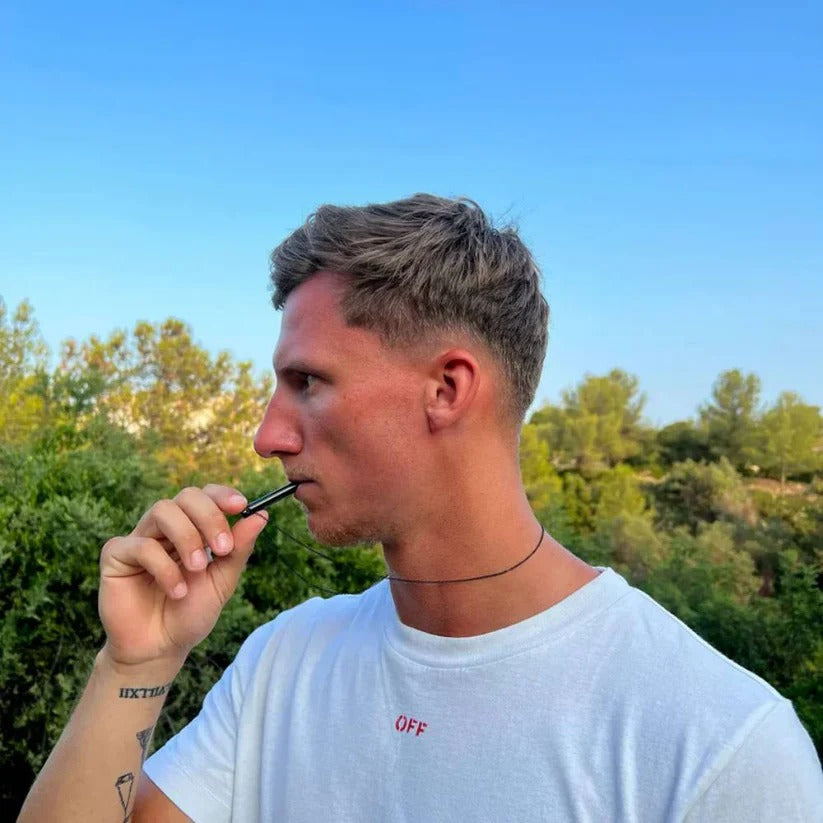 Portable Metal Breathing Trainer Pendant - Guided Breathing Aid for Stress Relief & Relaxation