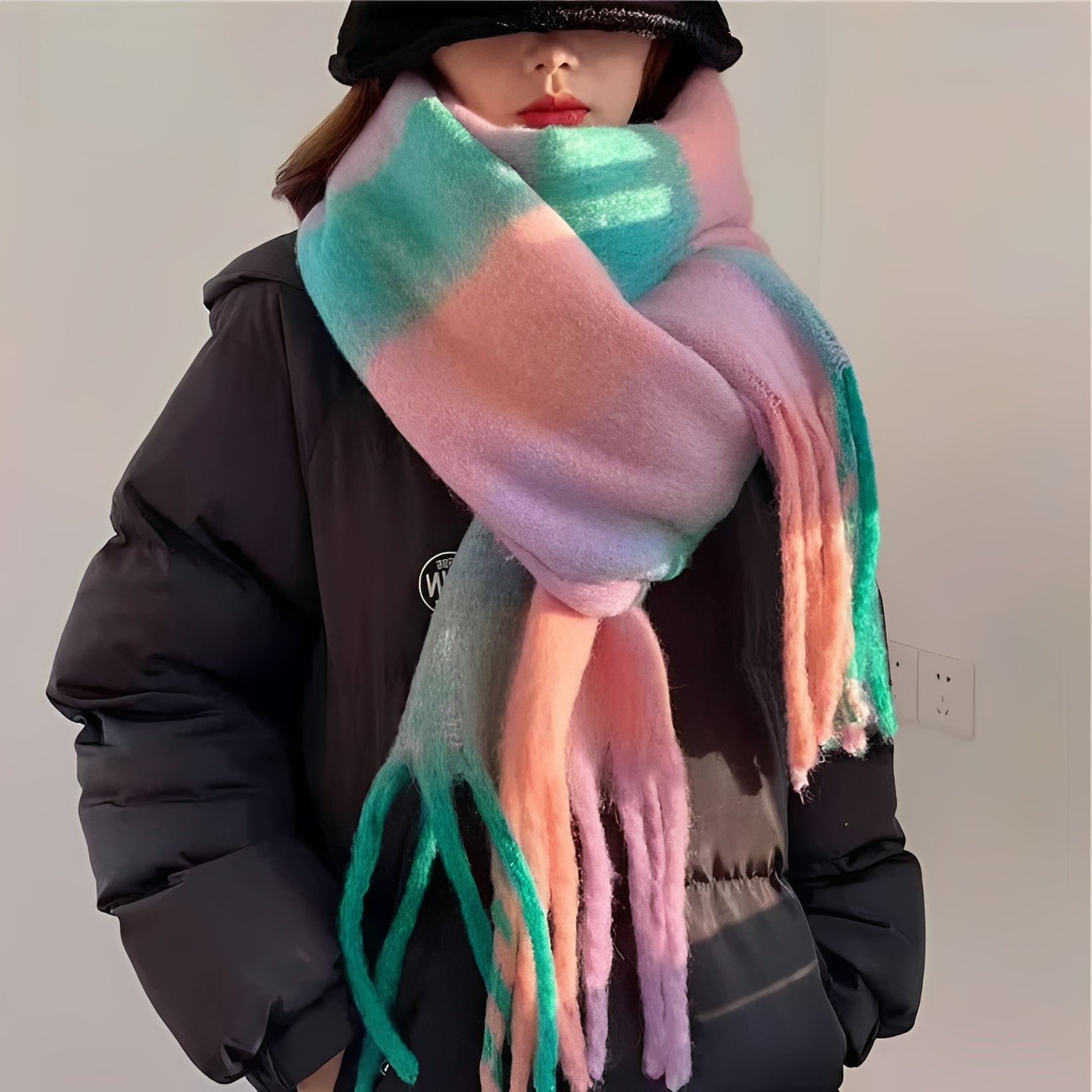 Luxurious Women's Cashmere Scarf - Lightweight Winter Wrap for Ultimate Comfort and Style