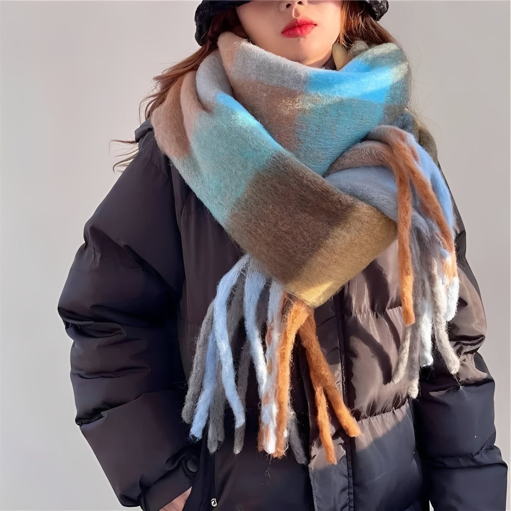 Luxurious Women's Cashmere Scarf - Lightweight Winter Wrap for Ultimate Comfort and Style