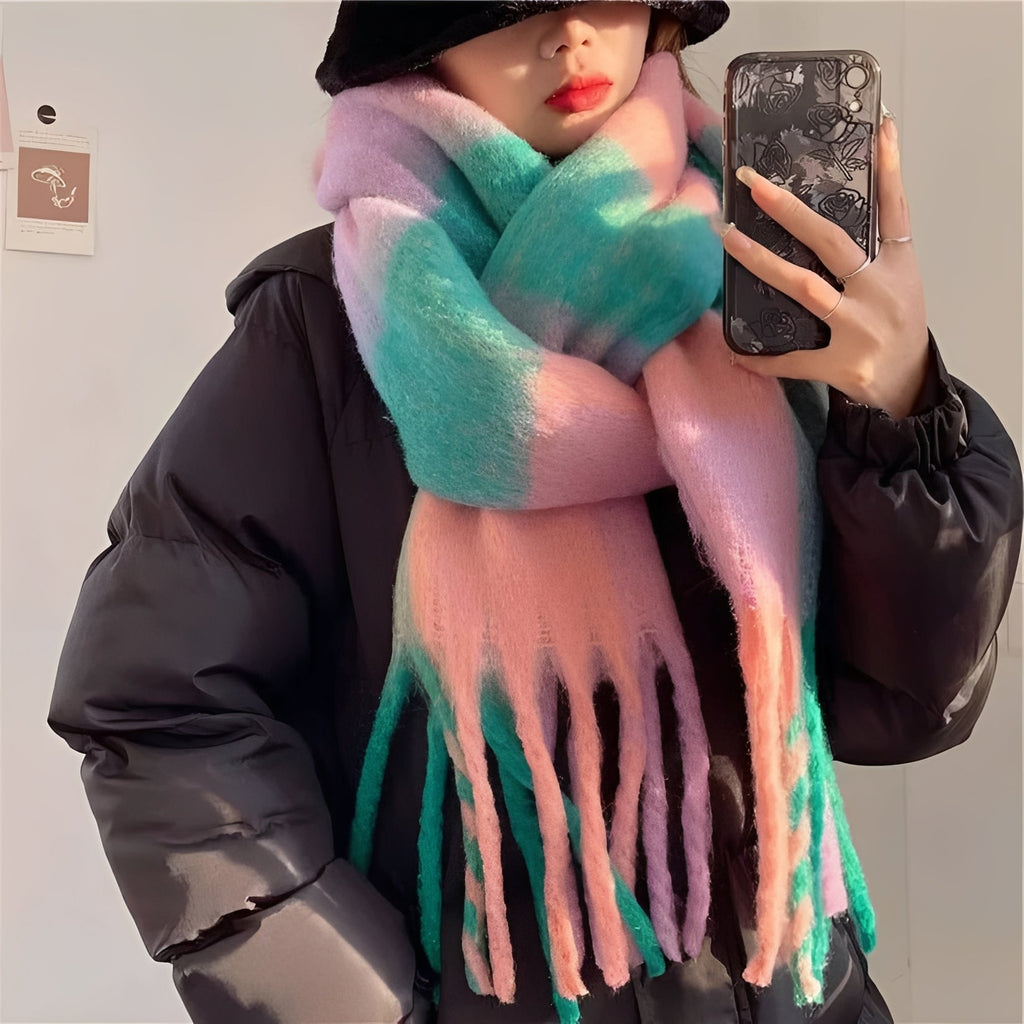 Luxurious Women's Cashmere Scarf - Lightweight Winter Wrap for Ultimate Comfort and Style