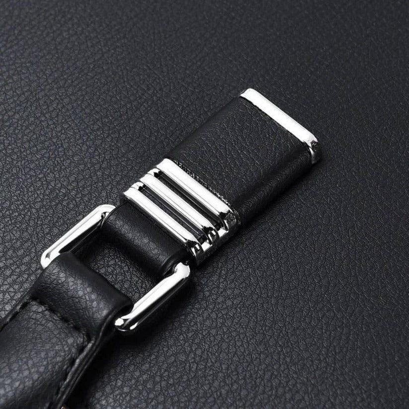 Men's Leather Laptop Shoulder Bag - Fits 14-15 Inch Laptops, Stylish & Durable Design