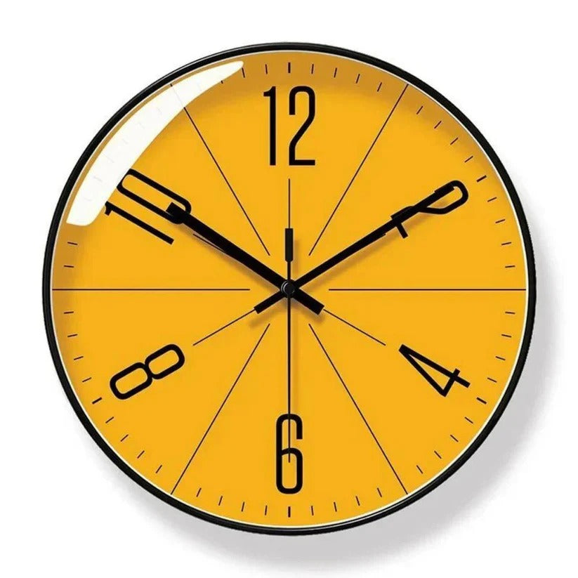 Silent Quartz Wall Clock - Minimalist Modern Design for Stylish Home Decor