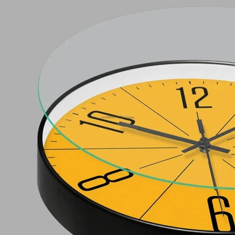 Silent Quartz Wall Clock - Minimalist Modern Design for Stylish Home Decor