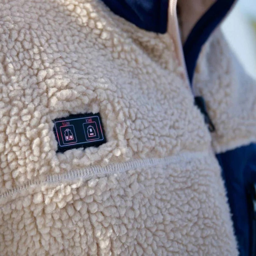 Adjustable Temperature Electric Heated Fleece Vest - Cozy Warmth for Outdoor Activities