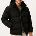 Men's Lightweight Hooded Puffer Jacket - Warm & Stylish Cold Weather Outerwear