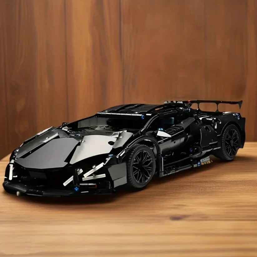 1288-Piece Supercar Building Block Model Set for Adults & Teens - Ultimate DIY Construction Kit for Car Enthusiasts
