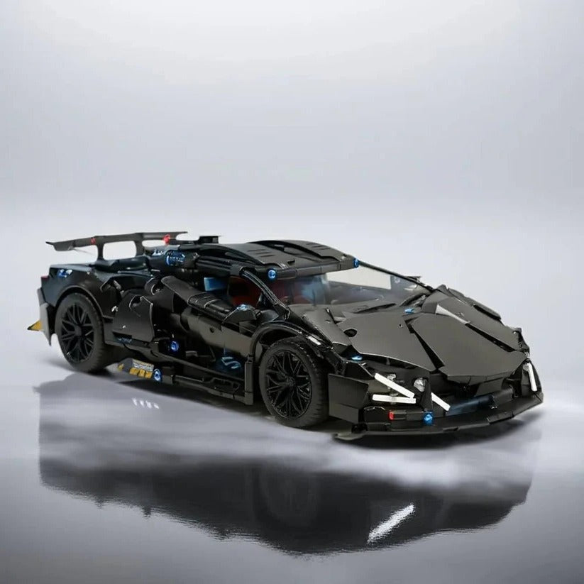1288-Piece Supercar Building Block Model Set for Adults & Teens - Ultimate DIY Construction Kit for Car Enthusiasts