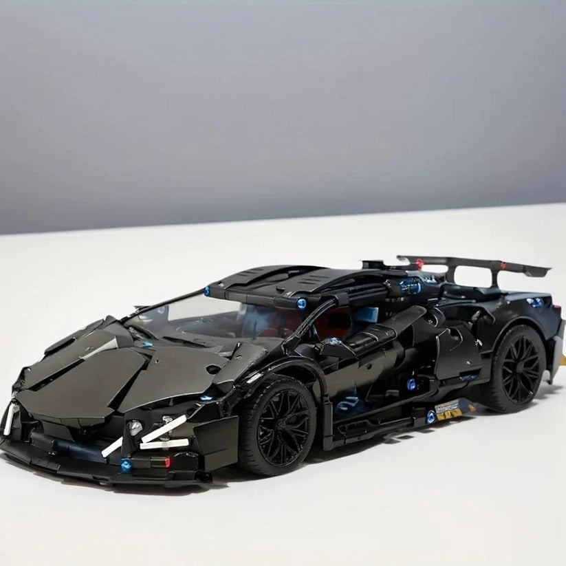 1288-Piece Supercar Building Block Model Set for Adults & Teens - Ultimate DIY Construction Kit for Car Enthusiasts