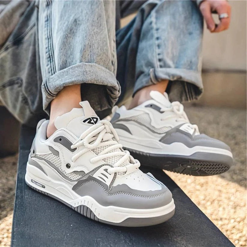 Men's Chunky Casual Sneakers with Thick Sole - Comfortable Everyday Footwear for Style and Support