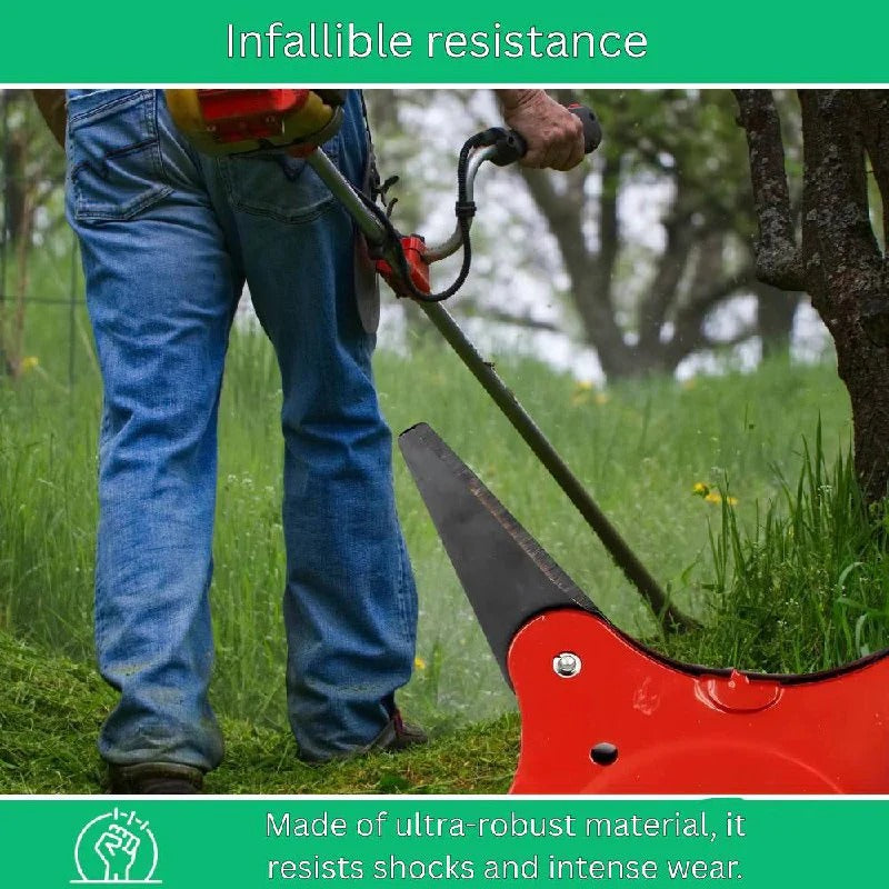 Universal Heavy Duty Brush Cutter Trimmer Head - Durable Lawn Maintenance Tool for Efficient Grass Cutting