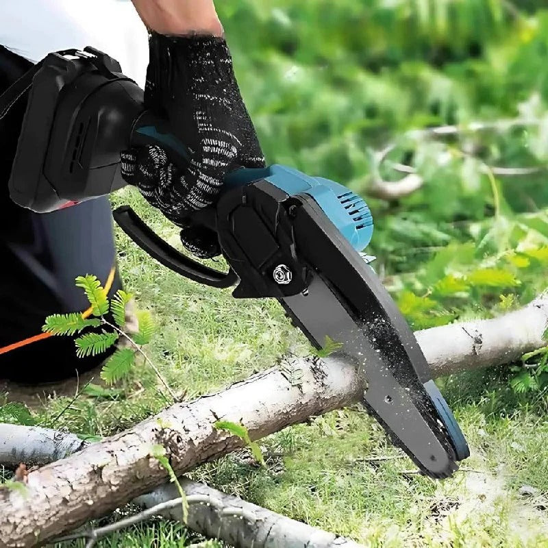 High-Performance Portable Electric Chainsaw - Fast Precision Cutting for Outdoor Projects