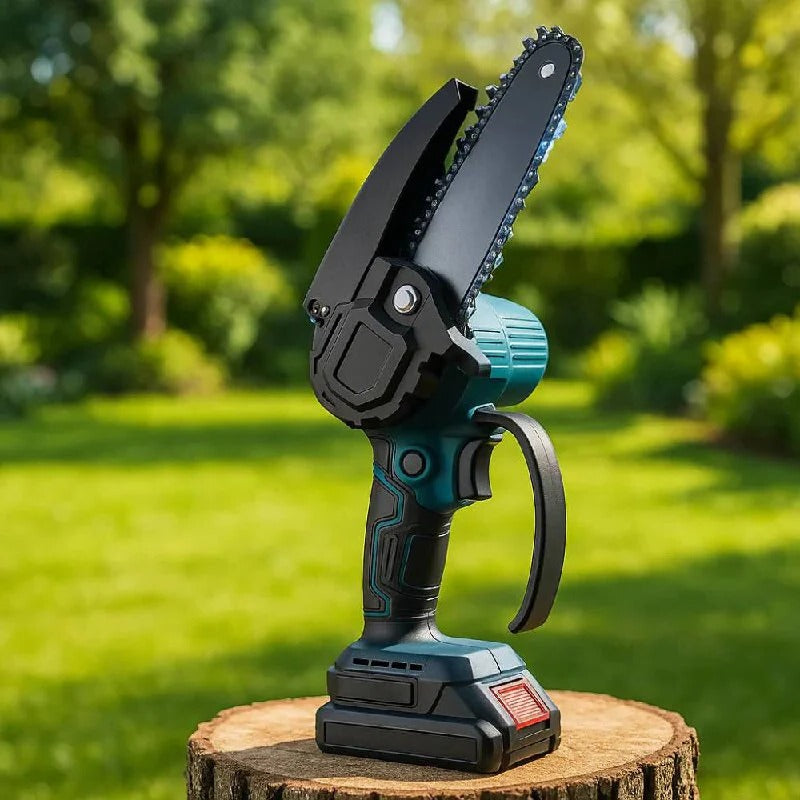 High-Performance Portable Electric Chainsaw - Fast Precision Cutting for Outdoor Projects
