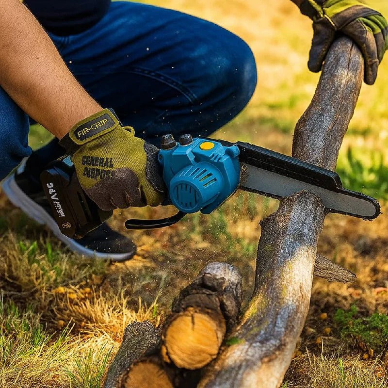 High-Performance Portable Electric Chainsaw - Fast Precision Cutting for Outdoor Projects