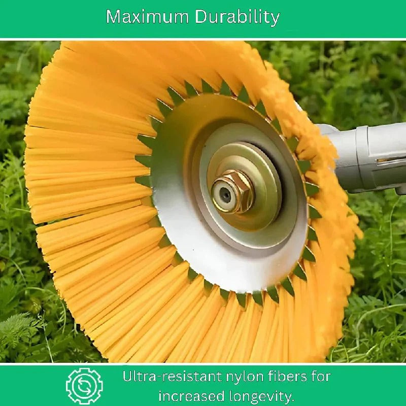 Premium Flexible Nylon Weed Cutter Attachment for Precision Lawn Edging & Surface Care - Ideal for Trimming and Landscaping