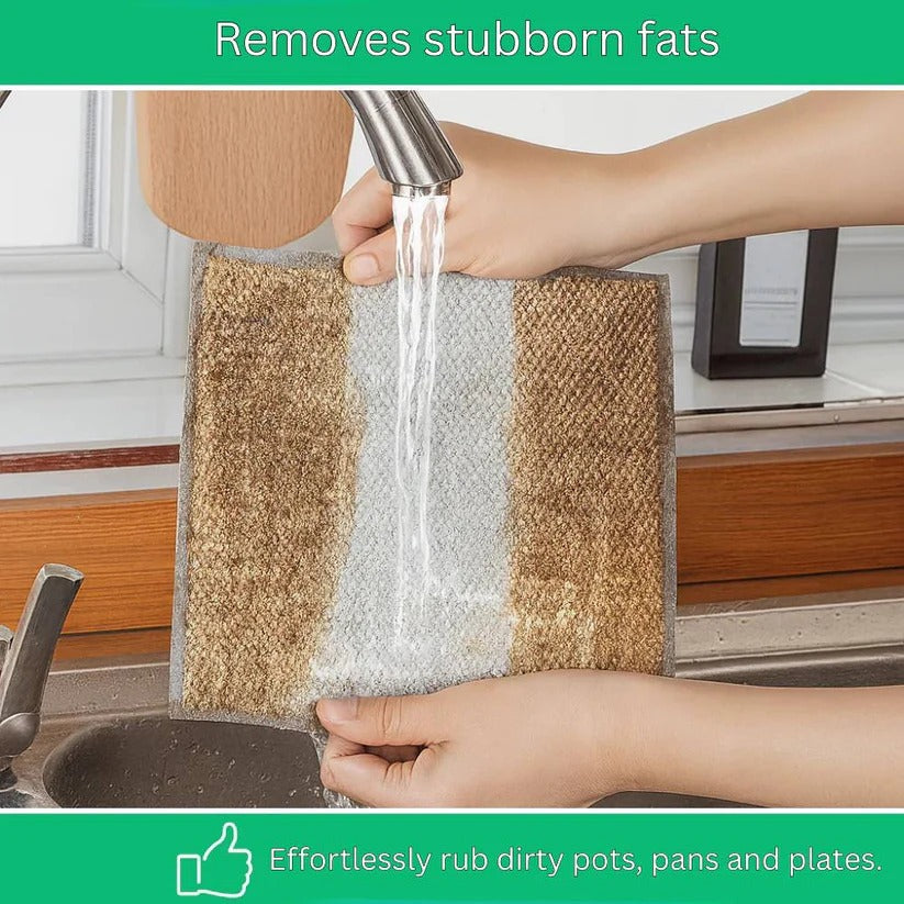 Premium Stainless Steel Reusable Cleaning Cloths - Scratch-Free Surface Scrubbing & Streak-Free Shine