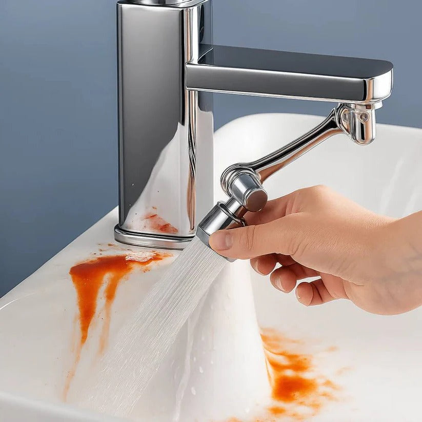 1440° Rotating Faucet Aerator with Built-In Water-Saving Filter - Efficient Water Flow & Easy Installation