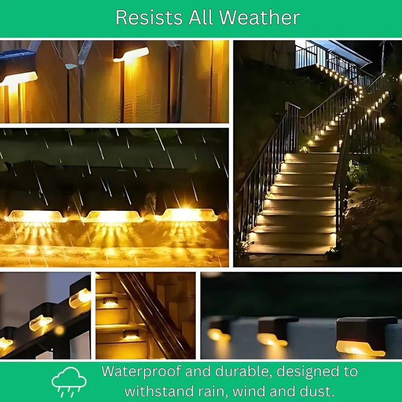 Waterproof Solar LED Outdoor Lights with Dusk to Dawn Sensor - Energy-Efficient, Automatic Lighting for Patios, Gardens, and Pathways