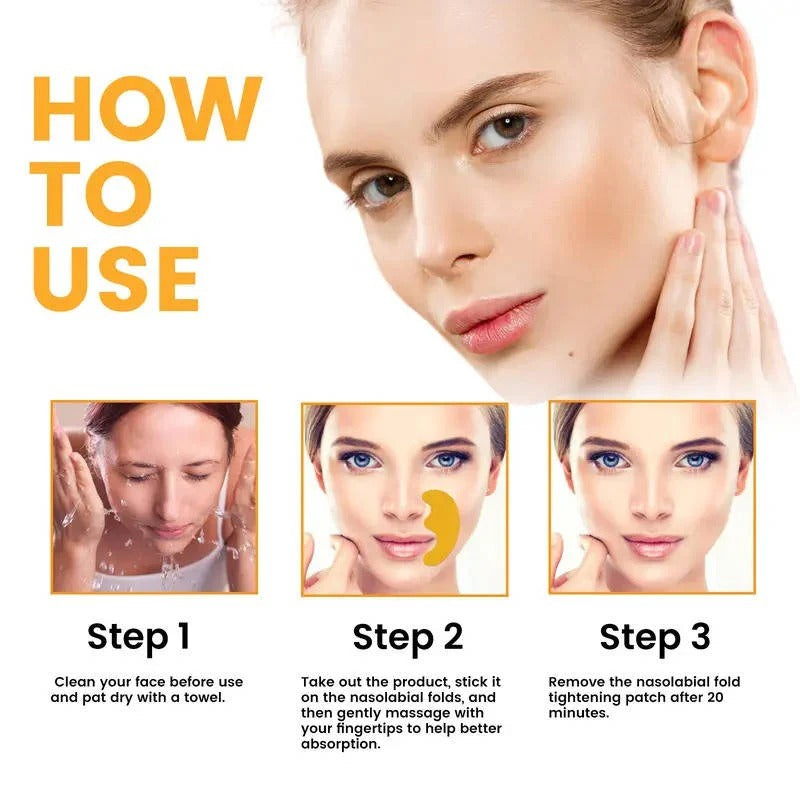 Hydrating Face Patches for Smile Lines & Forehead Wrinkles - 10 Pack | Anti-Aging Moisturizing Treatment