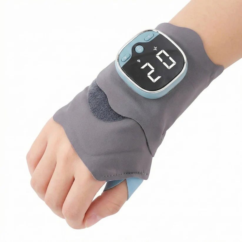 5-Mode Heated Electric Hand Massage Device with Adjustable Intensity - Ultimate Relaxation & Pain Relief