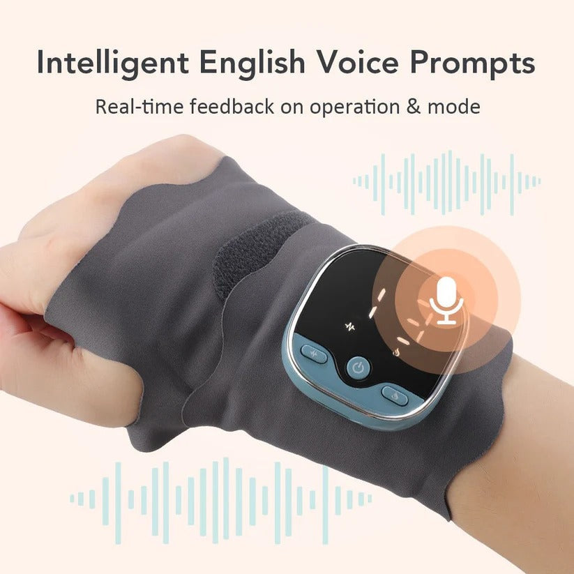 5-Mode Heated Electric Hand Massage Device with Adjustable Intensity - Ultimate Relaxation & Pain Relief
