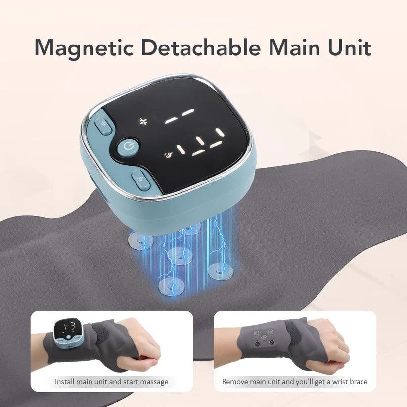5-Mode Heated Electric Hand Massage Device with Adjustable Intensity - Ultimate Relaxation & Pain Relief