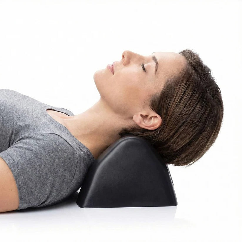 Ergonomic Contoured Memory Foam Cervical Neck Pillow with Removable & Washable Cover for Ultimate Neck Support
