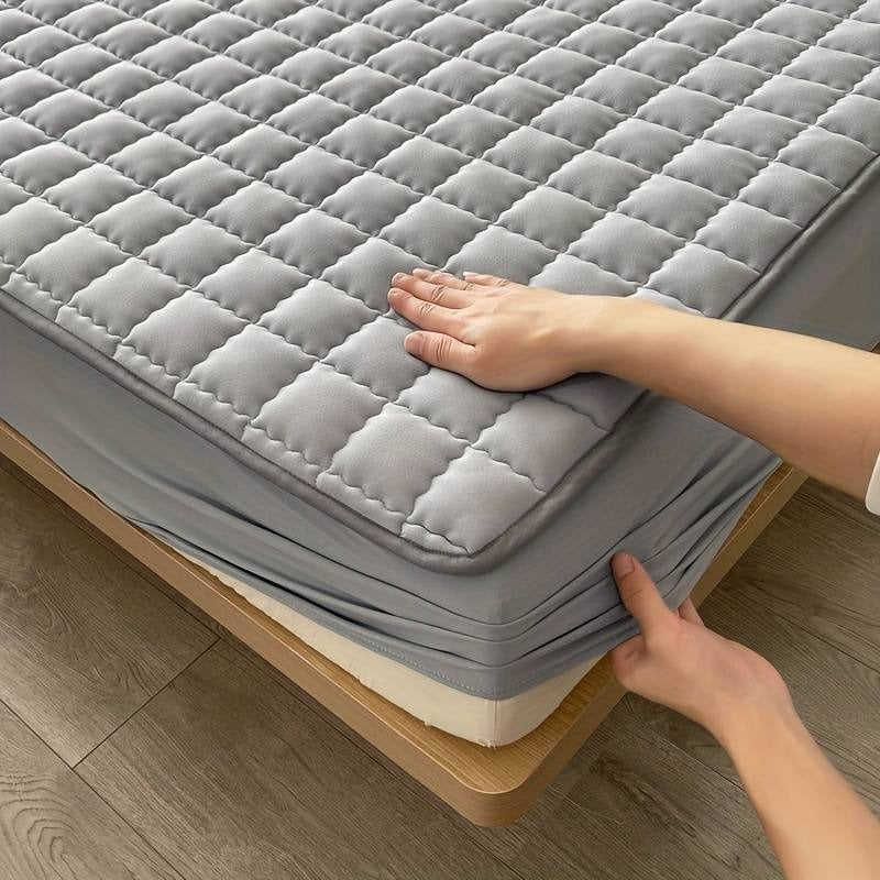 Premium Deep Pocket Waterproof Mattress Protector with Quilted Layer for Ultimate Comfort & Protection