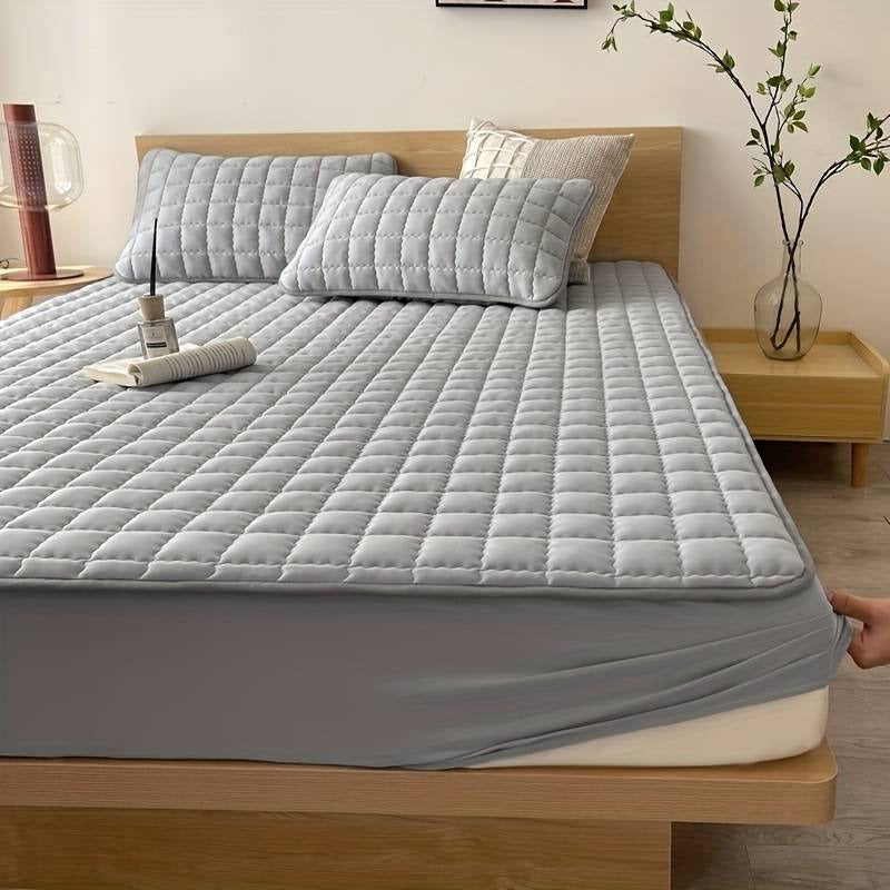 Premium Deep Pocket Waterproof Mattress Protector with Quilted Layer for Ultimate Comfort & Protection
