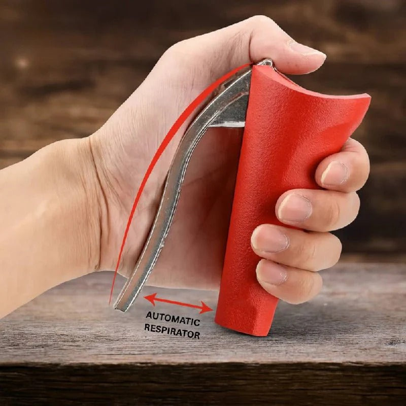 Premium Zinc Alloy Lever Nutcracker for Walnuts, Almonds & Hazelnuts - Ergonomic Easy Grip Handle