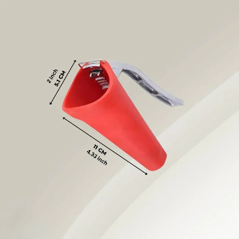 Premium Zinc Alloy Lever Nutcracker for Walnuts, Almonds & Hazelnuts - Ergonomic Easy Grip Handle