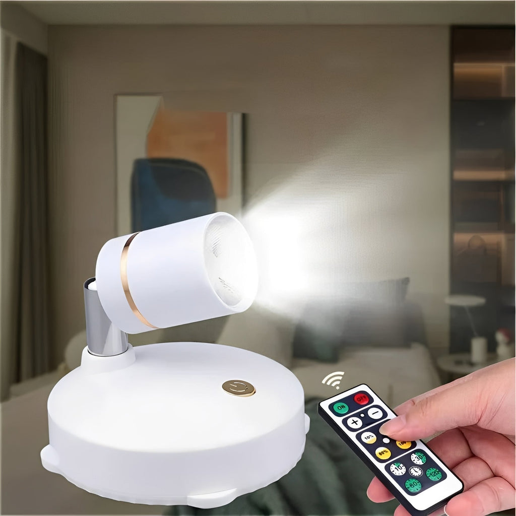 Rechargeable Wireless LED Spotlight - Warm Ambient Glow for Indoor & Outdoor Use