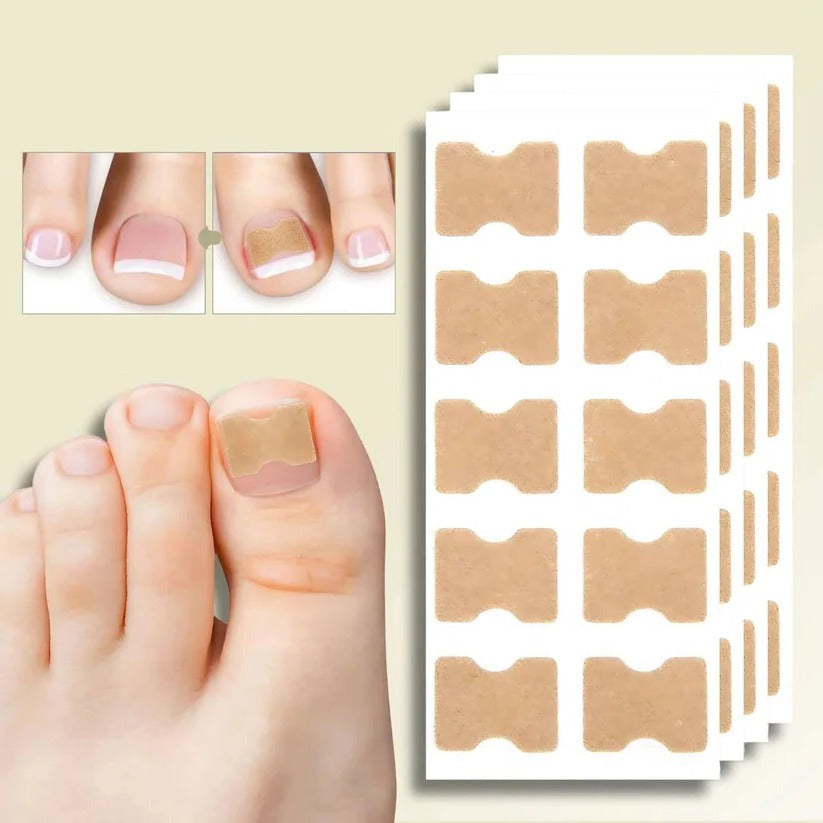 Curved Nail Adhesive Support Strips - Daily Nail Care Solution for Stronger, Healthier Nails