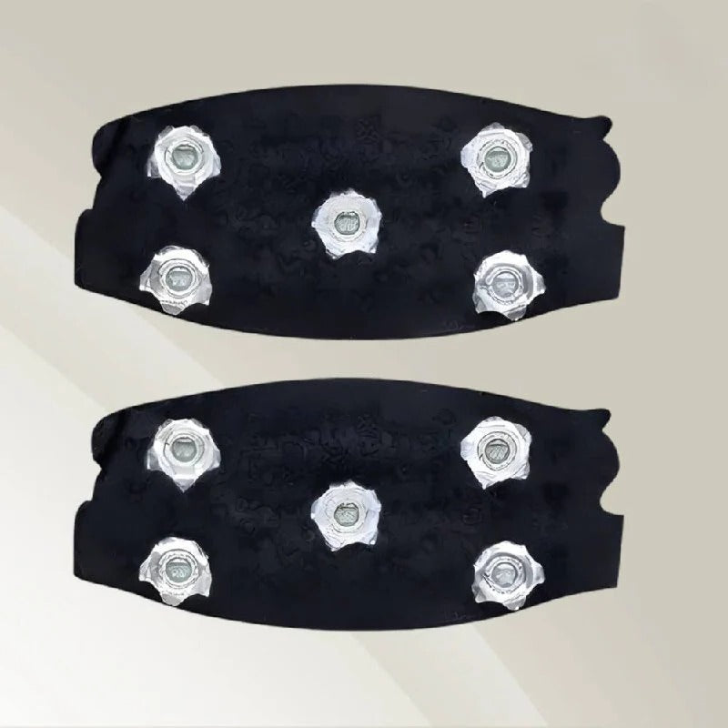 Winter Walking Slip-Resistant Ice Traction Cleats with Durable Steel Spikes for Maximum Grip