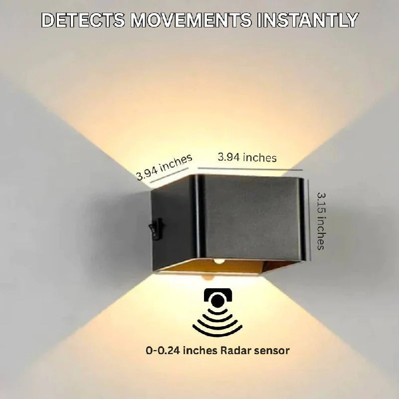 Luxury Rechargeable Wireless Wall Sconce - Elegant Ambient Lighting for Any Space